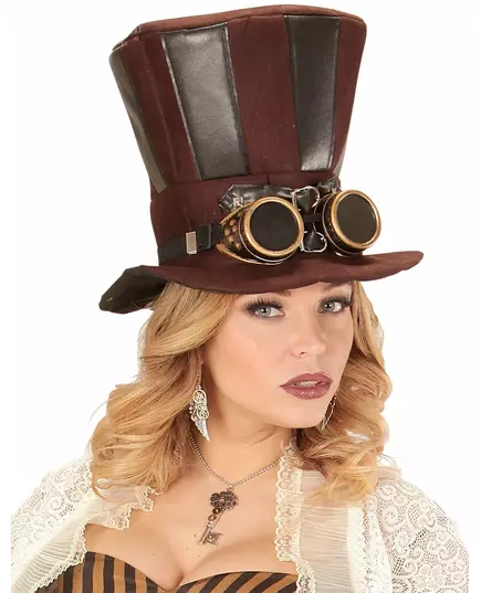 Kolczyki z piórami i elementami steampunkowymi dla dorosłych, image 2