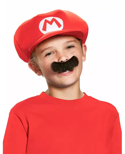 Czapka i wąsy Mario™ dla dzieci, image 2