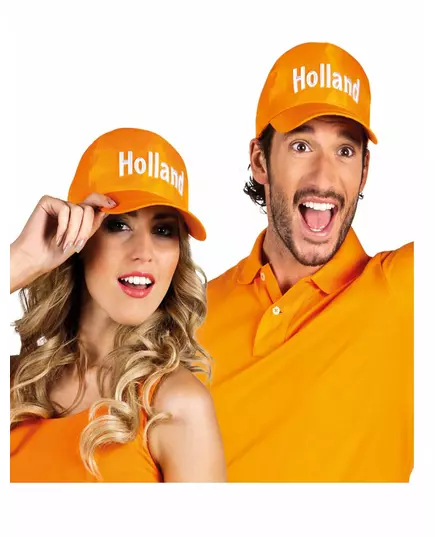 Pomarańczowa czapka kibica Holandii dla dorosłych, image 2