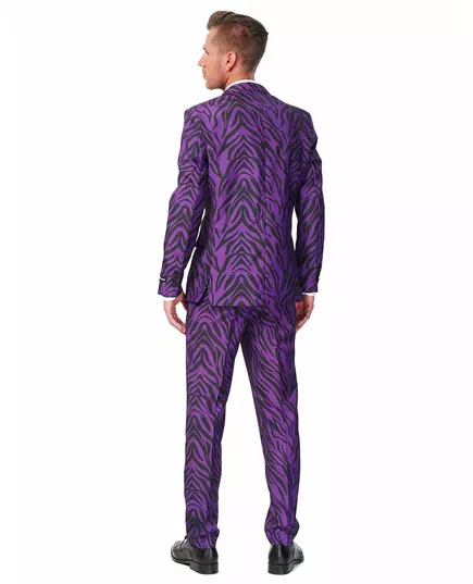 Męski fioletowy garnitur Mr. Tiger Suitmeister™, Rozmiar: Small (EU 44-46), image 2