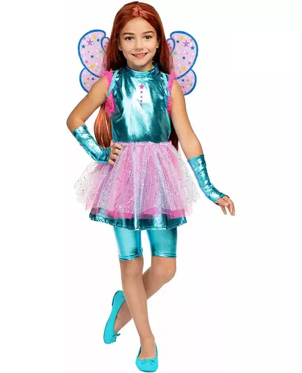 Przebierz się za dziewczynę Bloom Winx™, Rozmiar: 5-6 lat (M)