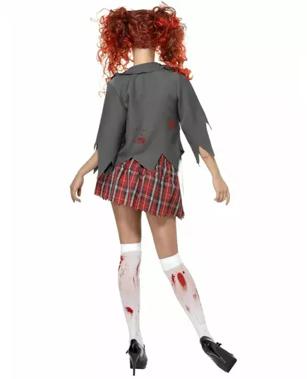 Kostium uczennica zombie na Halloween dla kobiet, Rozmiar: Small, image 2