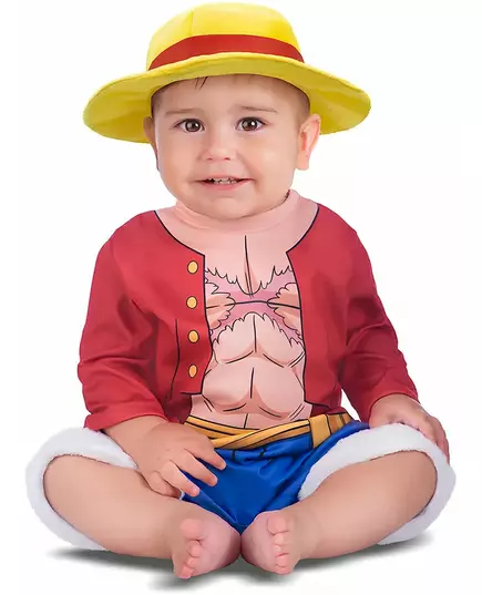 Przebranie małego Luffy'ego One Piece™, Rozmiar: 3 lata (92 - 104cm)
