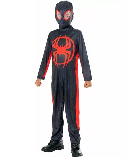 Kostium Milesa Moralesa - Spider-Man: Across the Spiderverse dla dzieci, Rozmiar: 9-10 lat (134 to 140 cm)