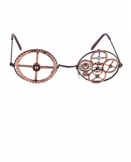 Steampunk Brązowe Okrągłe Okulary, image 2