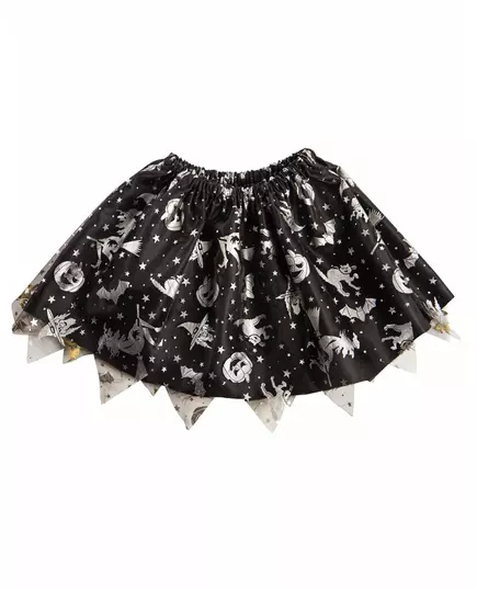Czarno-srebrna Halloweenowa Tutu dla dziewczynki, image 2