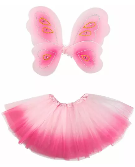 Tutu z motylem w pastelowym różu i skrzydłami, image 2