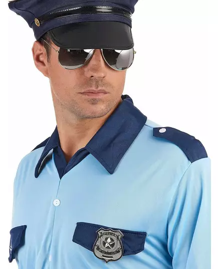 Odznaka metalowego policjanta dla dorosłych, image 2