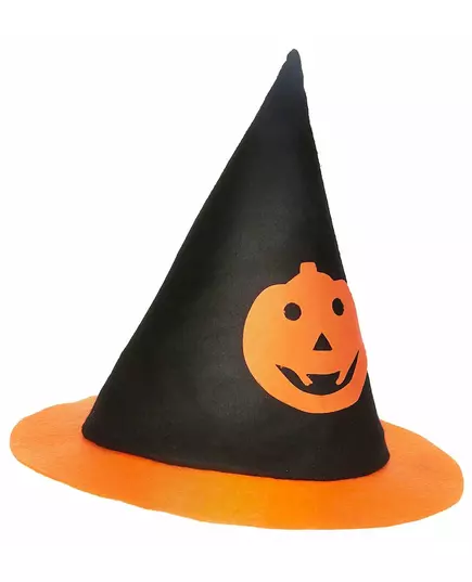 Kapelusz wiedźmy z dyni Halloween dla dzieci, image 2