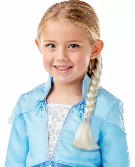 Zestaw kostiumu Elsy z Frozen 2 i warkocza dla dziewczynek, image 2