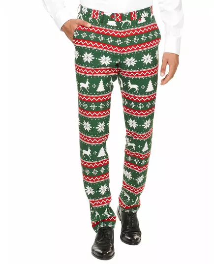 Męski zielony garnitur Opposuits™ Mr. Festive, Rozmiar: Medium (EU 48-50), image 2