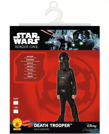 Klasyczny strój Death Trooper dla dzieci — Star Wars Rogue One, image 2