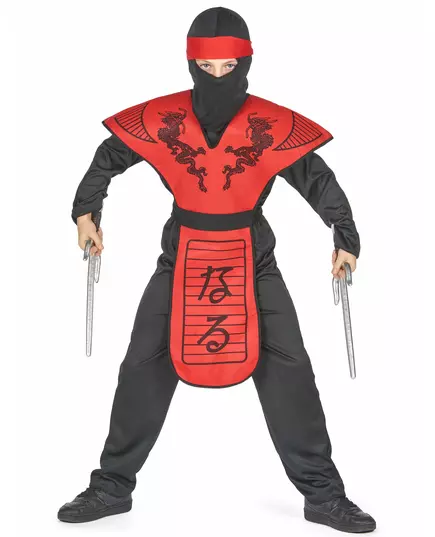Kostium Ninja Czerwonego Smoka dla chłopca, Rozmiar: 4-6 lat (110-120 cm), image 2