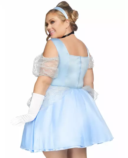 Kostium damski plus size w kolorze niebieskim księżniczki, Rozmiar: X-Large/XX-Large (48-52), image 2
