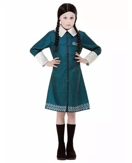Środowy kostium Addams Family™ dla dziewczynek, Rozmiar: 10-12 lat (145/158 cm), image 2