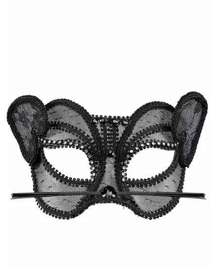 Damska seksowna koronkowa półmaska kota, image 2