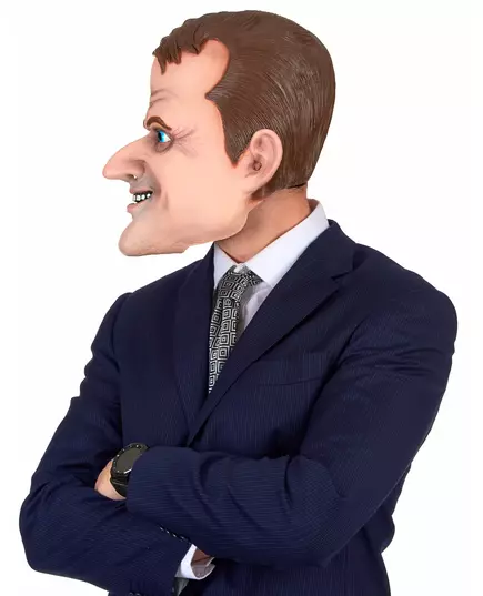 Dorosła maska humoru lateksowego Emmanuela, image 2