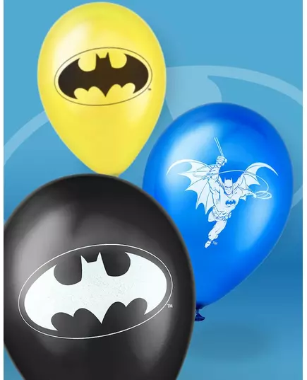 10 balonów lateksowych Batman™ 25x32cm, image 2