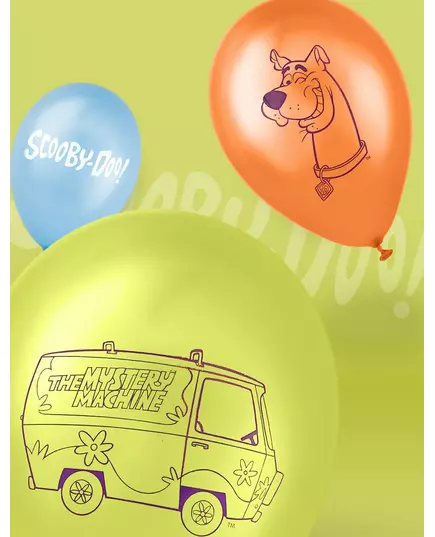 10 lateksowych kulek Scooby Doo™ 25 x 32 cm, image 2