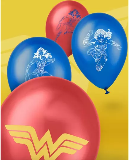 10 lateksowych kulek Wonder Woman™ 25 x 32 cm, image 2
