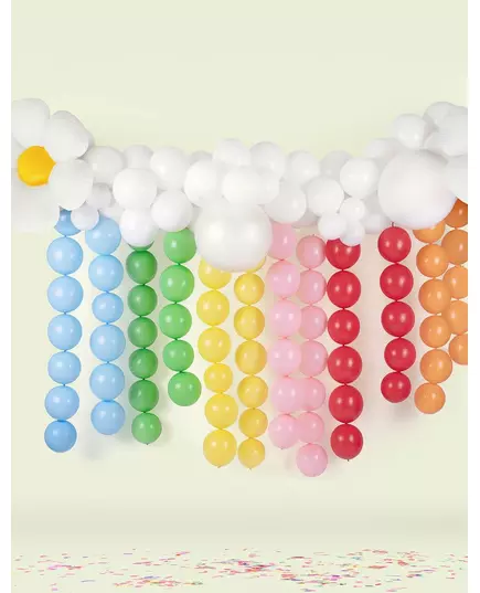 20 jasnozielonych nadmuchiwanych balonów do wiązania 28 cm, image 2