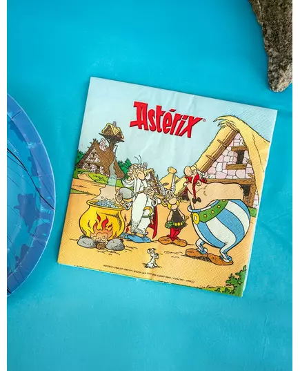 20 papierowych serwetek Asterix™ 33 x 33 cm, image 2