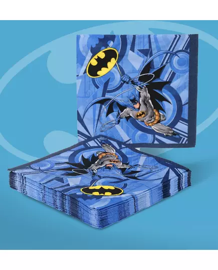 20 serwetki z papieru Batman™ 33 x 33 cm, image 2