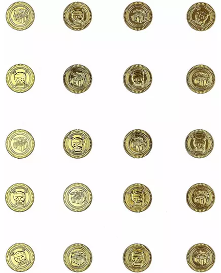 30 Złota Czaszka Moneta, image 2