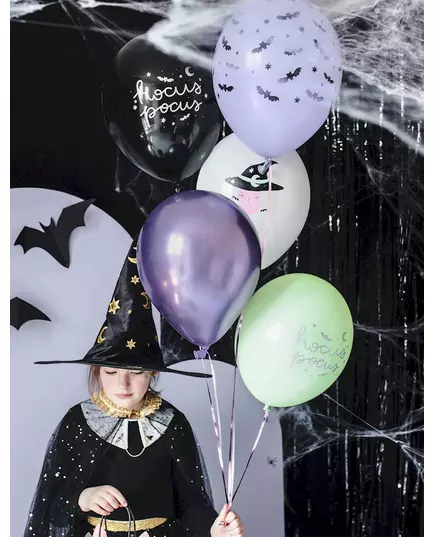 6 balonów lateksowych Halloween czarownica 30 cm, image 2