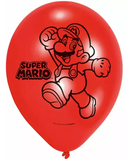6 lateksowych balonów Super Mario, image 2