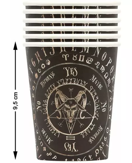 6 szklanek z planszą Ouija, image 2