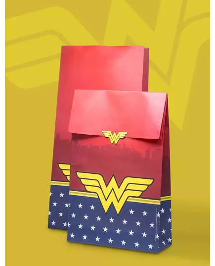 6 torebek prezentowych Wonder Woman™, image 2