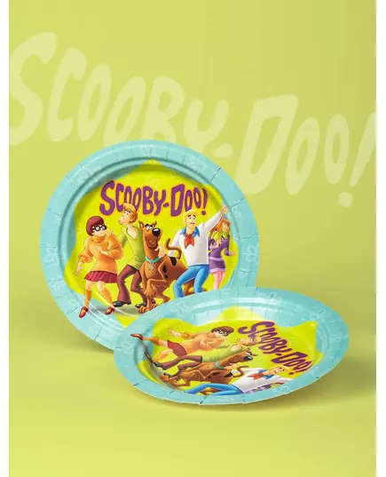 8 papierowych talerzyków Scooby-Doo™ o średnicy 23 cm, image 2