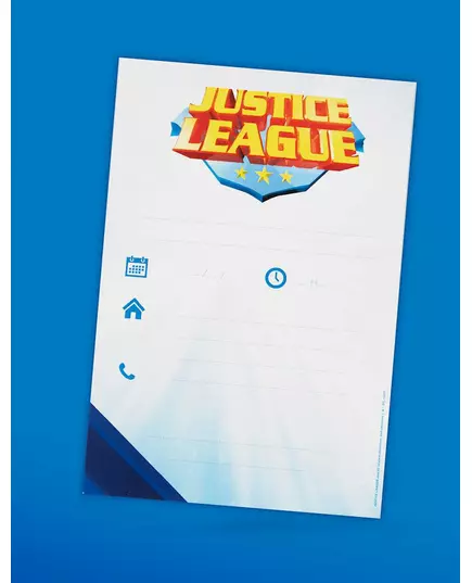 8 Zaproszenia na urodziny z kopertą Justice League™ 10 x 16 cm, image 2