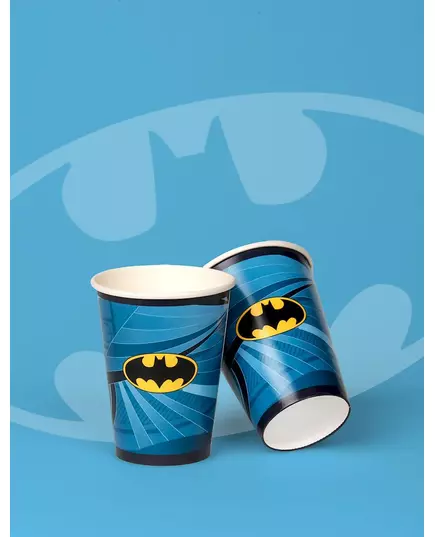 8 kubków papierowych Batman™ o pojemności 210 ml, image 2
