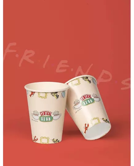 8 kubków papierowych Friends™ 210 ml, image 2