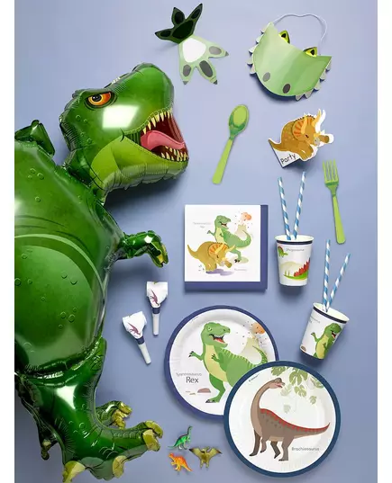 dużych kubków papierowych o pojemności 250 ml w kształcie dinozaurów, image 2