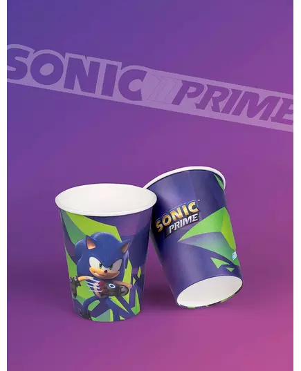 8 kubków Sonic Prime™ o pojemności 250 ml, image 2