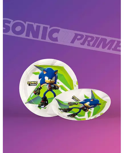 8 małych płytek Sonic Prime™ 18 cm, image 2