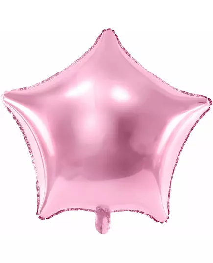 Balon foliowy gwiazda pastelowy róż 48cm, image 2