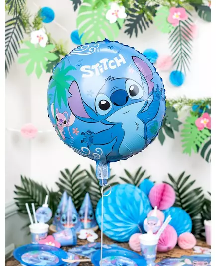 Aluminiowy okrągły balon Stitch™ 46 cm, image 2