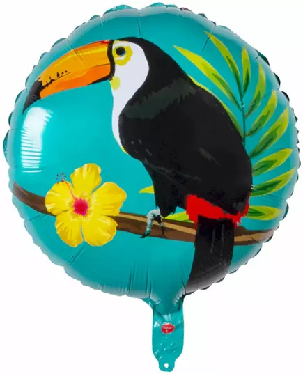 Balon foliowy tukan niebieski i fuksja 45 cm, image 2