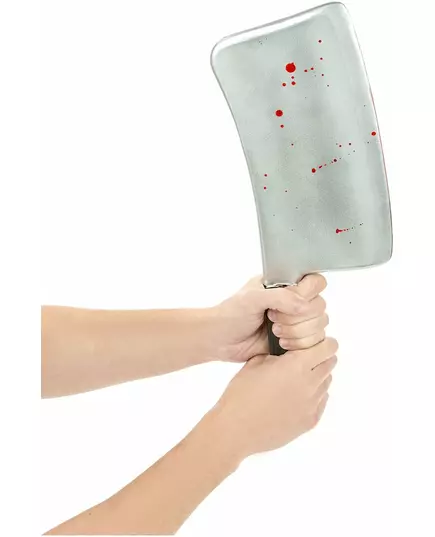 Plastikowy Halloweenowy Krwawy Tasak, image 2