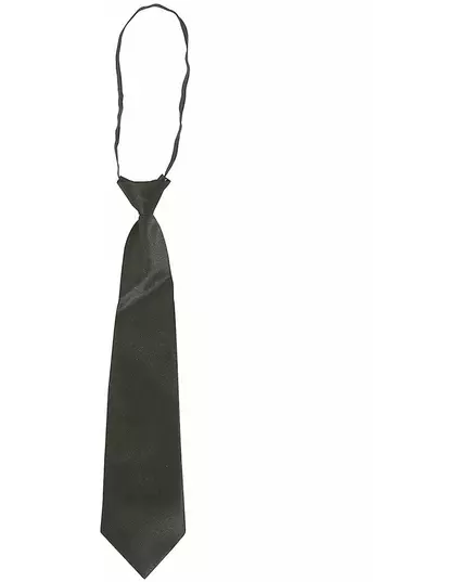 Krawat dziecięcy czarny 30 cm, image 2