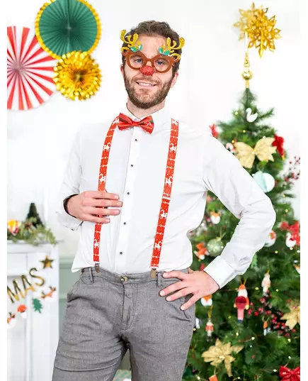 Zestaw akcesoriów dla dorosłych reniferów świątecznych, image 2