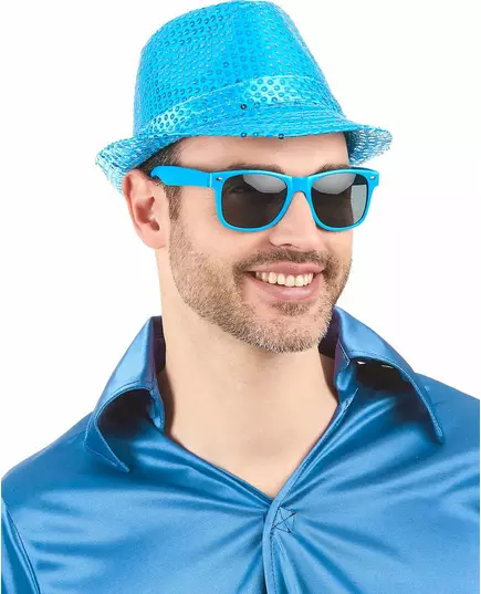 Niebieskie niebieskie okulary dla dorosłych, image 2