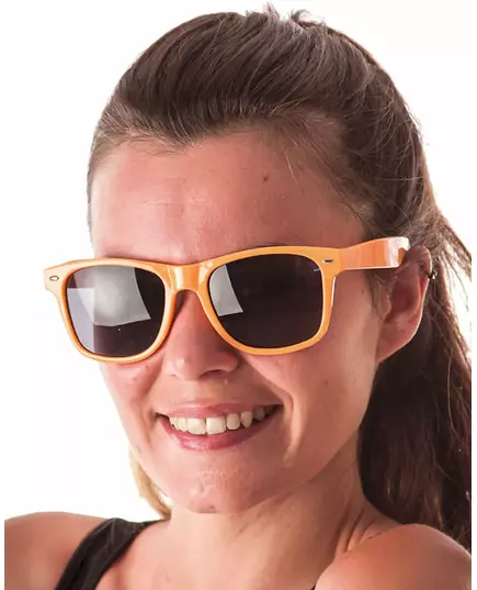 Okulary neonowo-pomarańczowo-niebieskie dla dorosłych, image 2