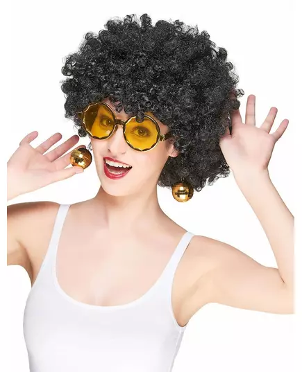 Złote okulary disco dla dorosłych, image 2