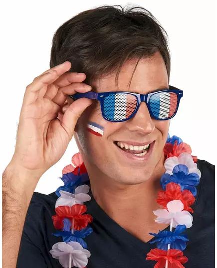 Okulary kibica z flagą Francji dla dorosłych, image 2