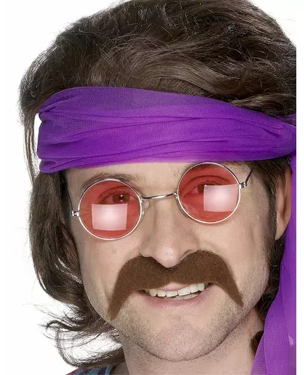 Dorosły blond wąsik z lat 70., image 2